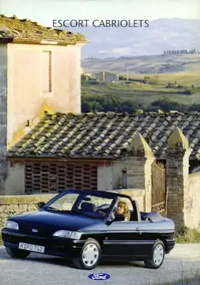 Ford Escort Cabriolets Prospekt 1992