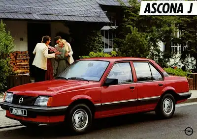 Opel Ascona J Prospekt 1983