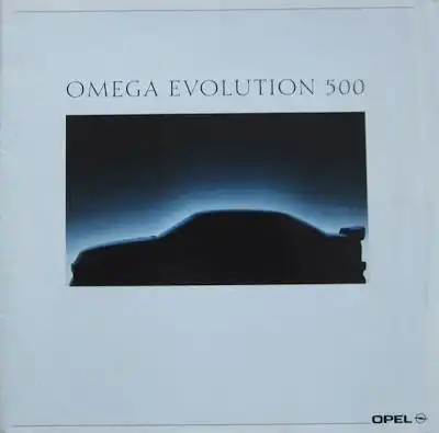 Opel Omega Evolution 500 Prospekt 1992