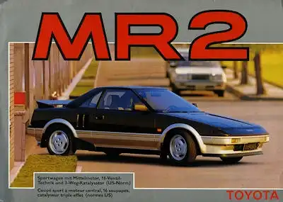 Toyota MR 2 Prospekt 1985