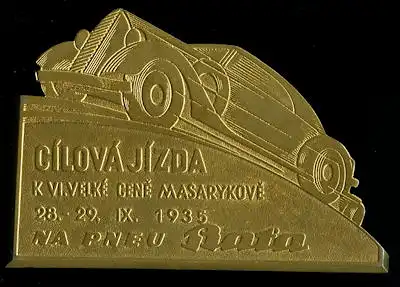 Plakette Cilova Jizda 28./29.9.1935