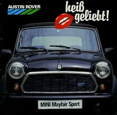 Mini Mayfair Sports Prospekt ca. 1990