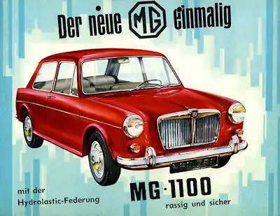 MG 1100 Prospekt 1960er Jahre