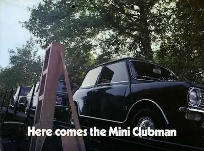 Mini Clubman Prospekt ca. 1972