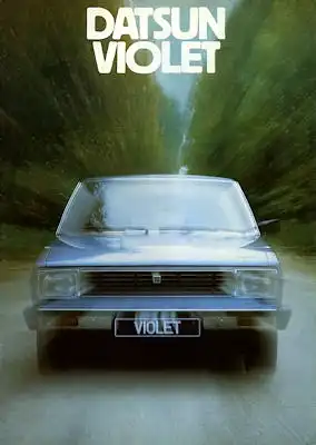 Datsun Violet Prospekt 1980