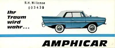 Amphicar Prospekt 1963