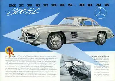 Mercedes-Benz 300 SL Prospekt 1955