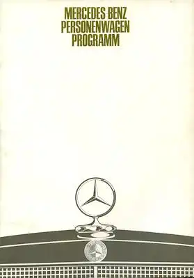 Mercedes-Benz Programm 12.1967
