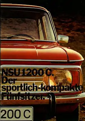 NSU 1200 C Prospekt 4.1971