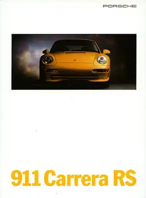 Porsche 911 RS Prospekt 1995