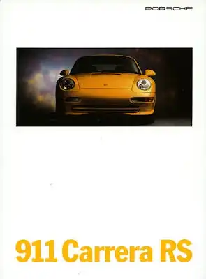 Porsche 911 RS Typ 993 Prospekt 1995
