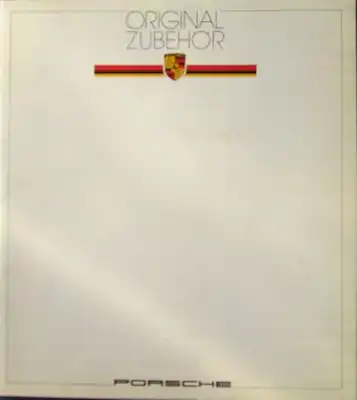 Porsche Original Zubehör Prospekt 1982