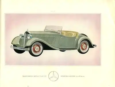 Mercedes-Benz Typ 170 Prospekt 1935