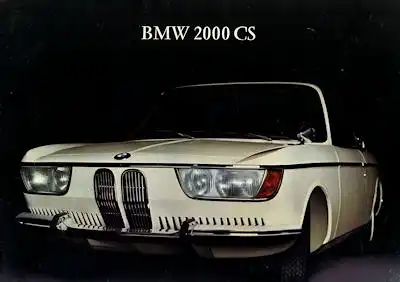 BMW 2000 CS Prospekt 6.1965