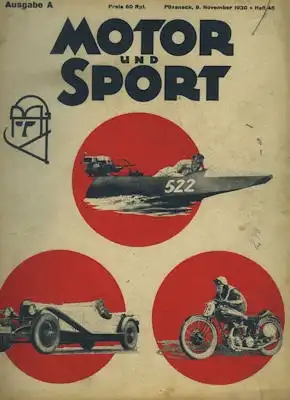 Motor & Sport 1930 Heft 45