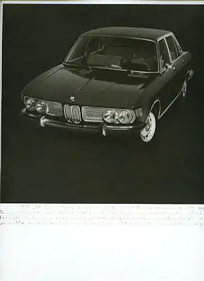 BMW 2500 2800 Prospekt 9.1968
