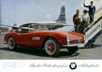 BMW 507 Touring Sport Prospekt 9.1957 Reprint