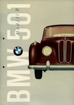 BMW 501 B Prospekt 3.1954