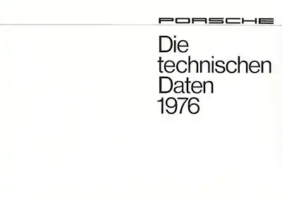 Porsche 911 Technische Daten 1976