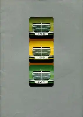 Mercedes-Benz 200 D-240 D Prospekt 1974