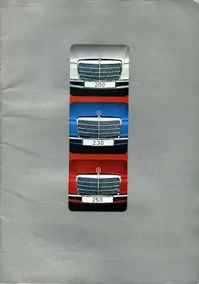 Mercedes-Benz 200 230 250 Prospekt 1975