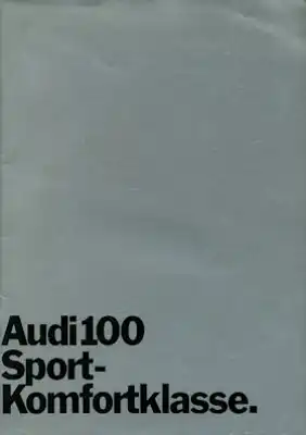 Audi 100 Prospekt 1972