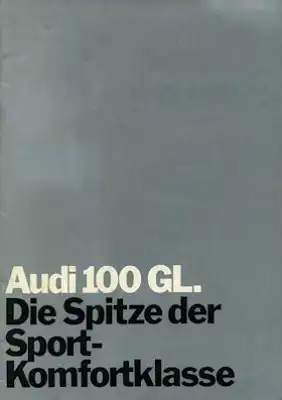 Audi 100 GL Prospekt 1972