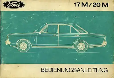 Ford 17 20 M Bedienungsanleitung 1971