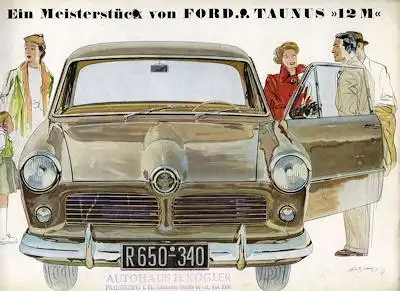 Ford Taunus 12 M Prospekt 1952