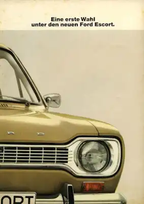 Ford Escort Prospekt 3 1968