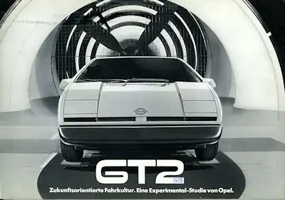 Opel GT 2 Prospekt 9.1975