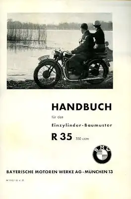 BMW R 35 Bedienungsanleitung 5.1937