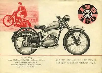 Jawa / CZ Programm 1953