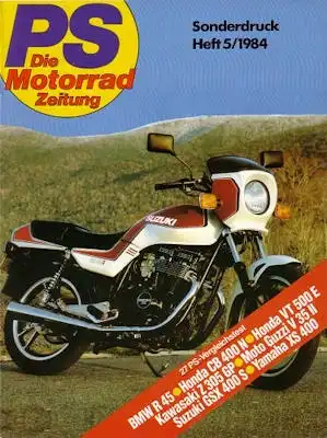 Suzuki GSX 400 S Vergleichstest 1984