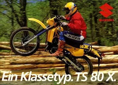 Suzuki TS 80 X Prospekt 1984