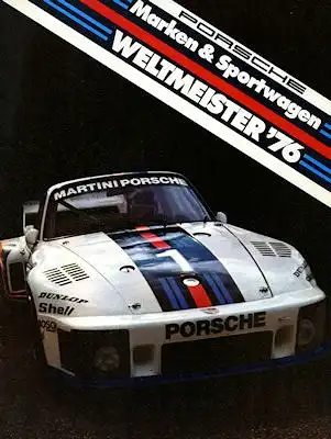 Porsche Motorsport Prospekt 1977