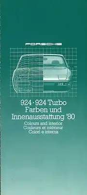 Porsche 924 924 Turbo Farben 1980