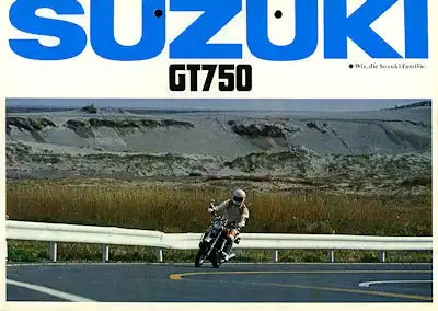 Suzuki GT 750 Prospekt 1976