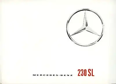 Mercedes-Benz 230 SL Prospekt 1964