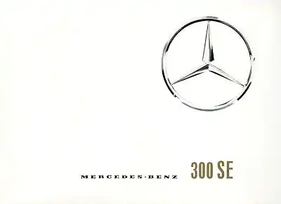 Mercedes-Benz 300 SE Prospekt 2.1964