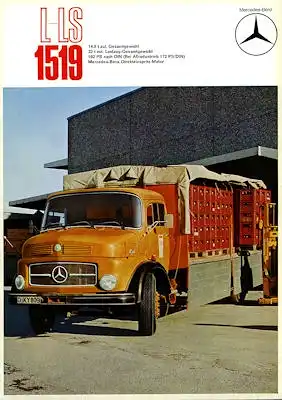 Mercedes-Benz L LS 1519 Prospekt 1971
