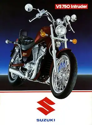 Suzuki VS 750 Intruder Prospekt 1986