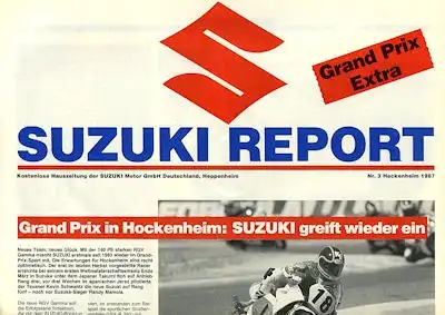 Suzuki Report Nr.3 1987