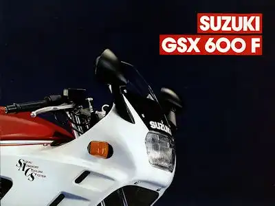 Suzuki GSX 600 F Prospekt 1987