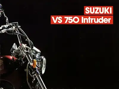 Suzuki VS 750 Intruder Prospekt 1987
