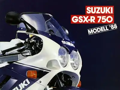 Suzuki GSX-R 750 Prospekt 1988