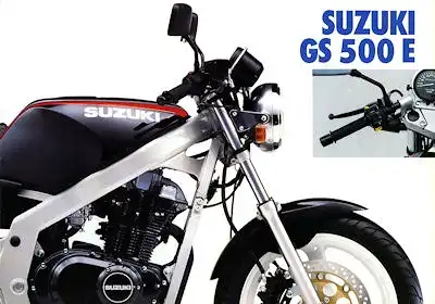 Suzuki GS 500 E Prospekt 1989