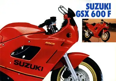 Suzuki GSX 600 F Prospekt 1989