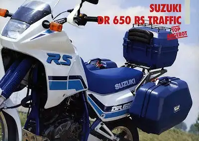 Suzuki DR 650 RS Trafic Prospekt 1990