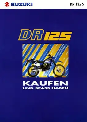Suzuki DR 125 S Prospekt 1993